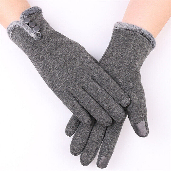 Soft cashmere blend women's luxury winter gloves. Elegant, warm & touchscreen compatible for cold weather.