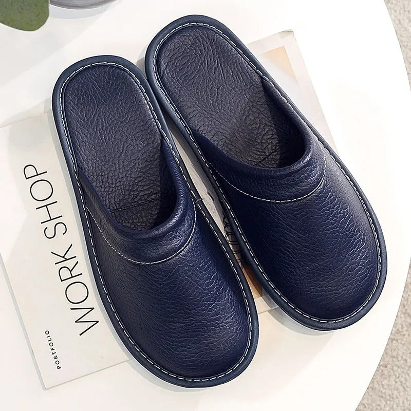 Men's comfort slippers, ideal indoor shoes for relaxation & premium loungewear.