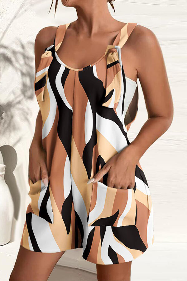 Stylish women's casual summer jumpsuit with pockets, wide leg design, and comfortable fit for effortless style.