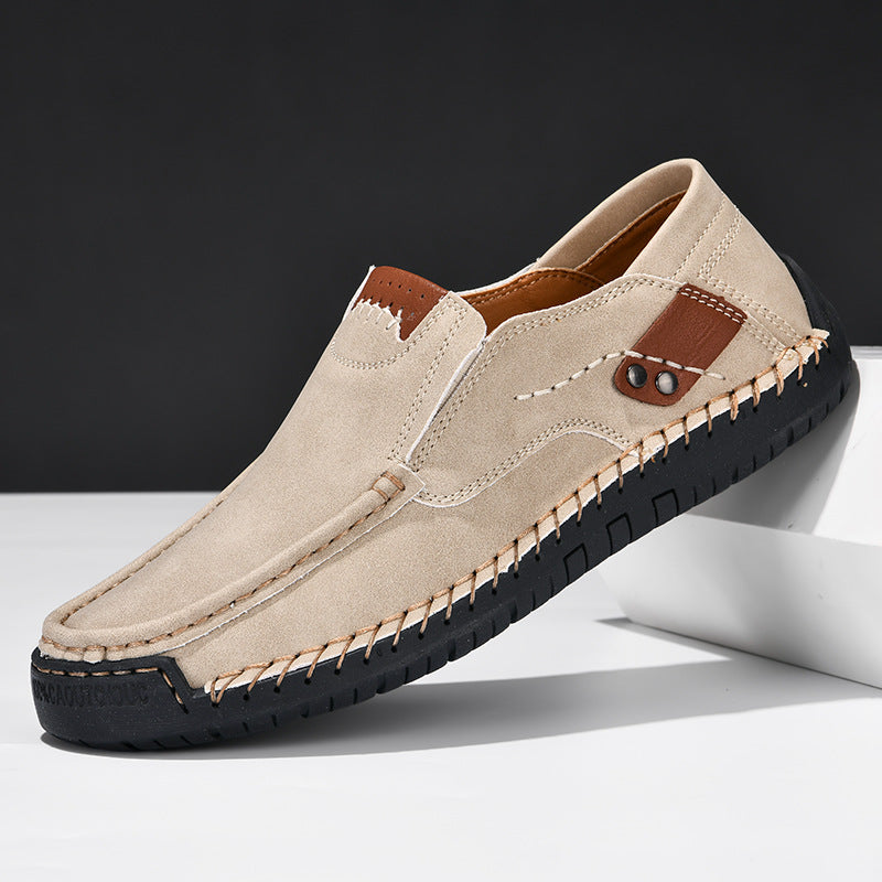 Effortless men's slip-on shoes, orthopedic support, ideal for daily casual wear & all-day comfort.