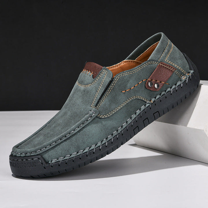 Men's versatile orthopedic slip-on shoes, excellent foot support, ideal for walking & all-day comfort.