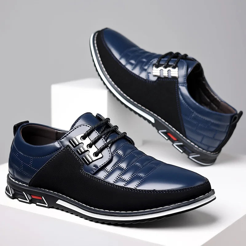 Men's dress shoes with hybrid comfort, ideal for the office or a smart casual evening out.