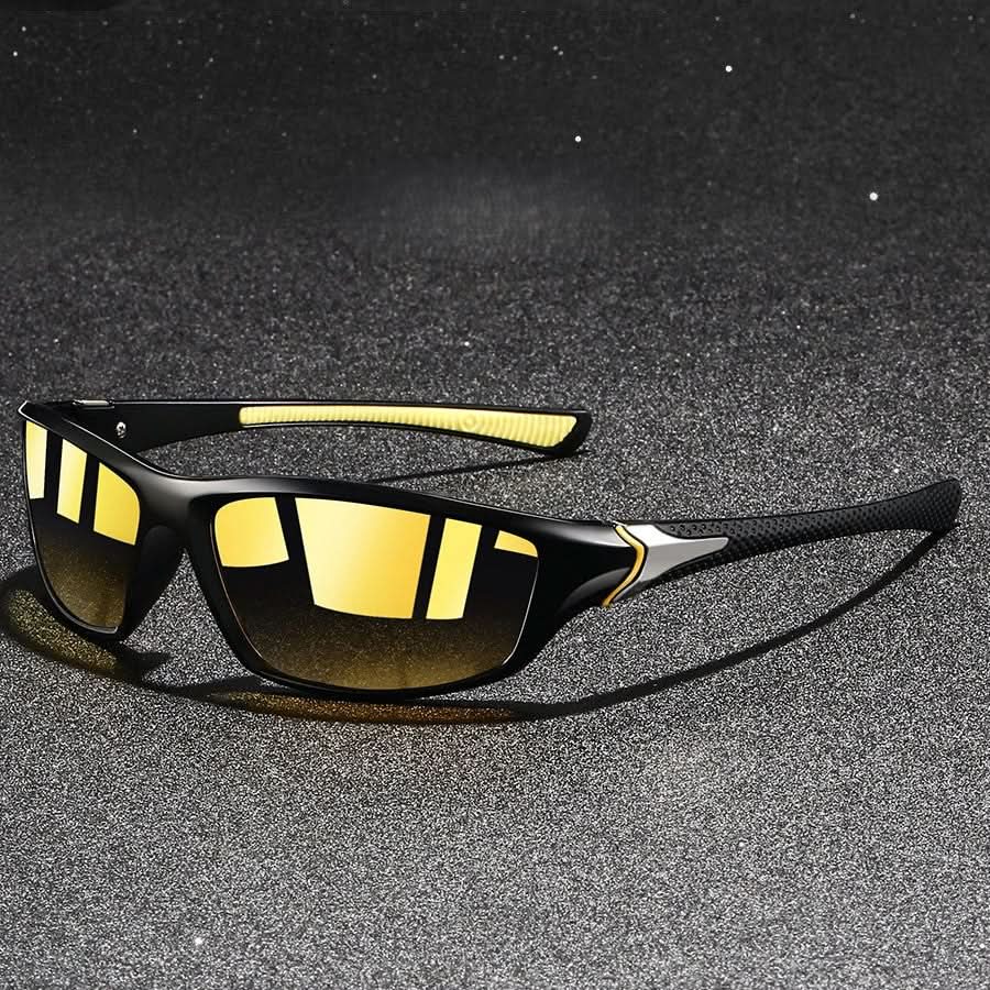 Men's cycling & running polarized sports sunglasses. UV400 protection, lightweight for all outdoor activities.