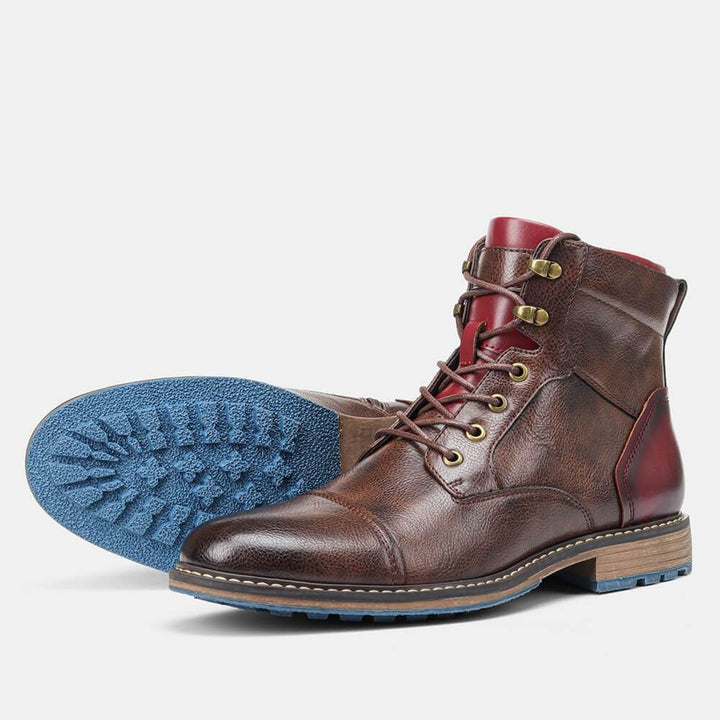 Comfortable men's casual boots, classic Oxford style. Durable lace-up footwear for everyday wear & fashion.