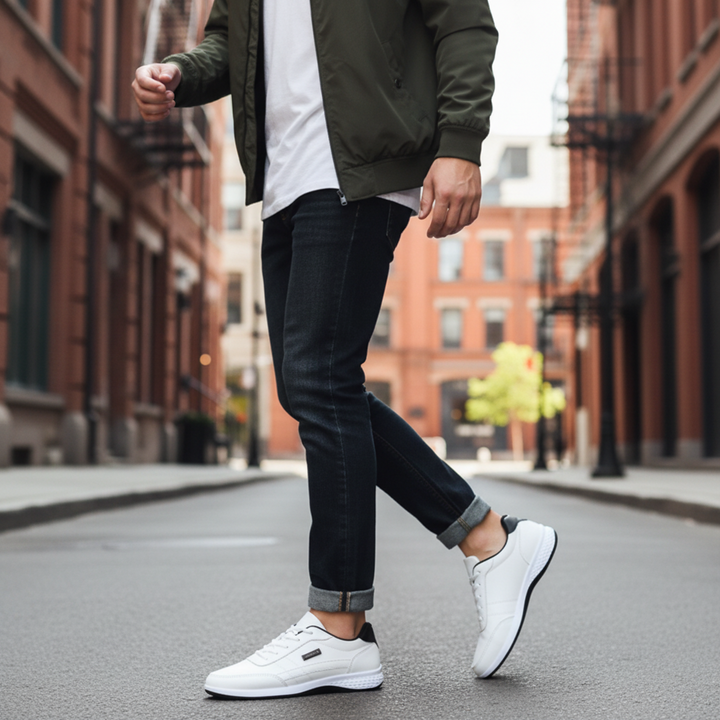 Durable men's running shoes, suitable for athletic performance, daily training, and comfortable casual outings.