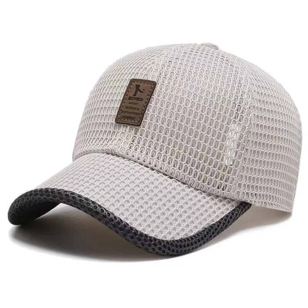 Outdoor men's summer cap, UV protected, lightweight, perfect for sports & sun.