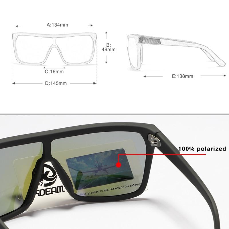 Jonas men's flexible frame sunglasses, polarized, UV protection, perfect for summer sports.