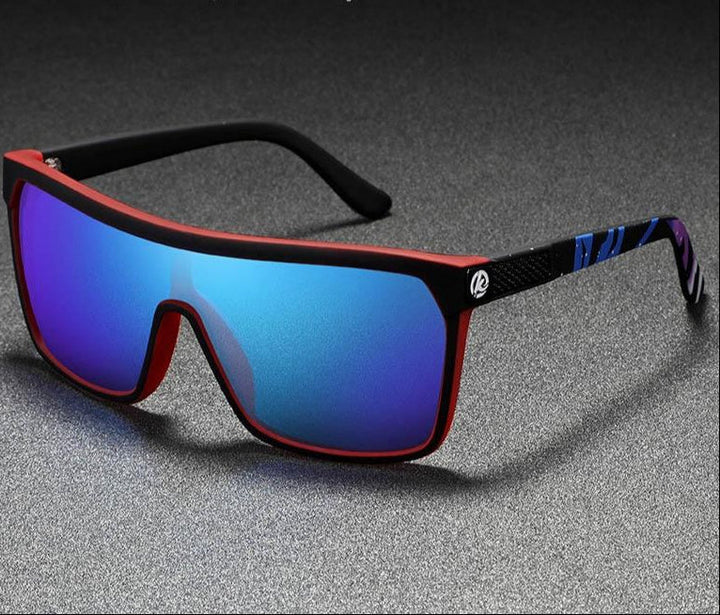 Jonas men's sports sunglasses, polarized, UV protection, flexible frame, clear vision.