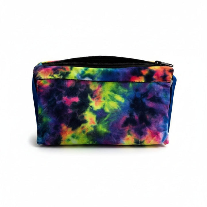 Must-have beach accessory: Quick-dry microfiber towel with convenient pockets for phones & keys.