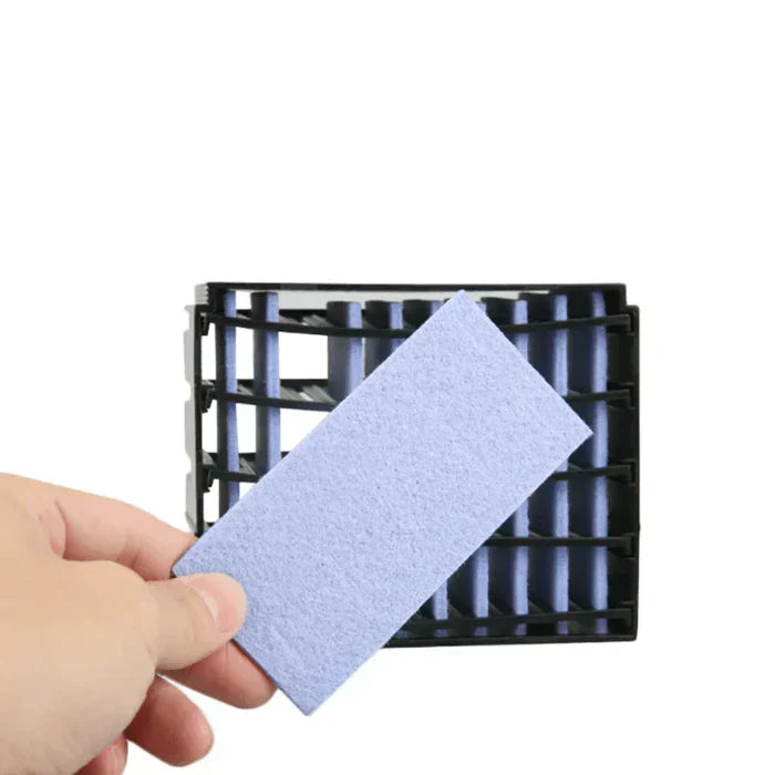 Easy-to-use ChillWave portable desk cooler & humidifier, offering quiet personal cooling with a mood light.