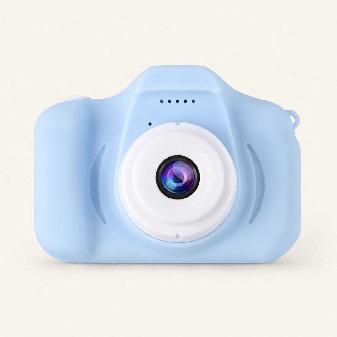 Compact digital travel camera for easy memory capture and video recording.