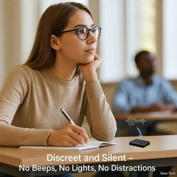 Sound-activated mini voice recorder, perfect for discreet meeting audio capture.
