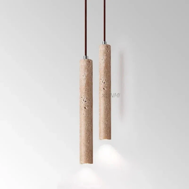 Minimalist Wabi-Sabi LED chandelier pendant light, perfect for modern home decor & ambient lighting.