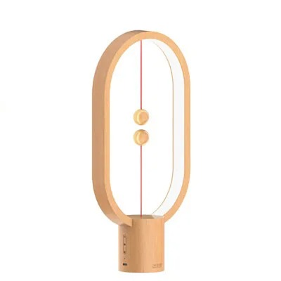 Modern Balance LED Table Lamp with unique floating switch for contemporary home decor.