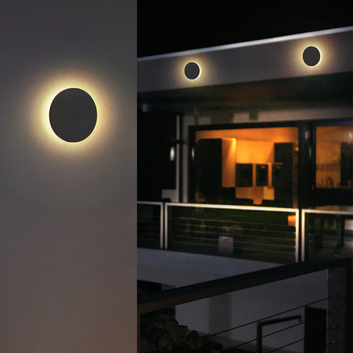 Zenith modern LED wall light for porch or entryway, sleek minimalist design for outdoor welcome.