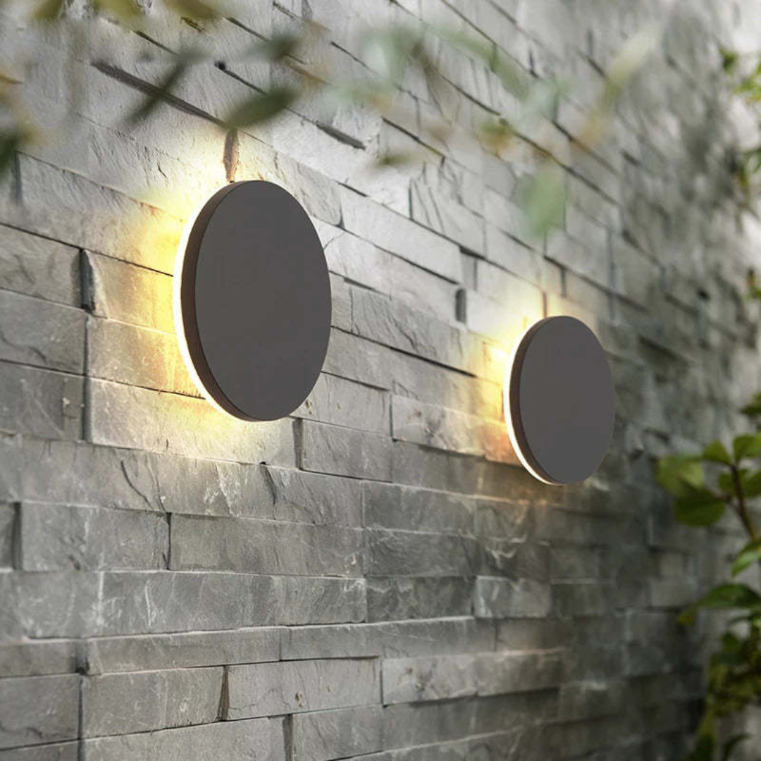 Contemporary Zenith LED wall lamp, a modern design statement for any outdoor living space.