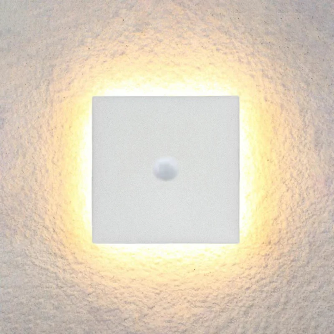 Minimalist Zenith LED wall lamp, ideal for modern garden, patio, or exterior lighting needs.