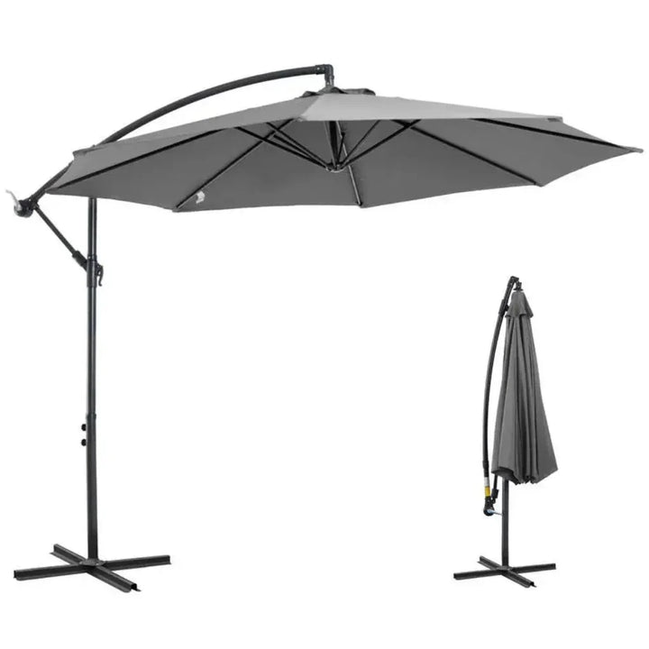 Elegant garden parasol for patio, providing essential sun shade and backyard comfort.