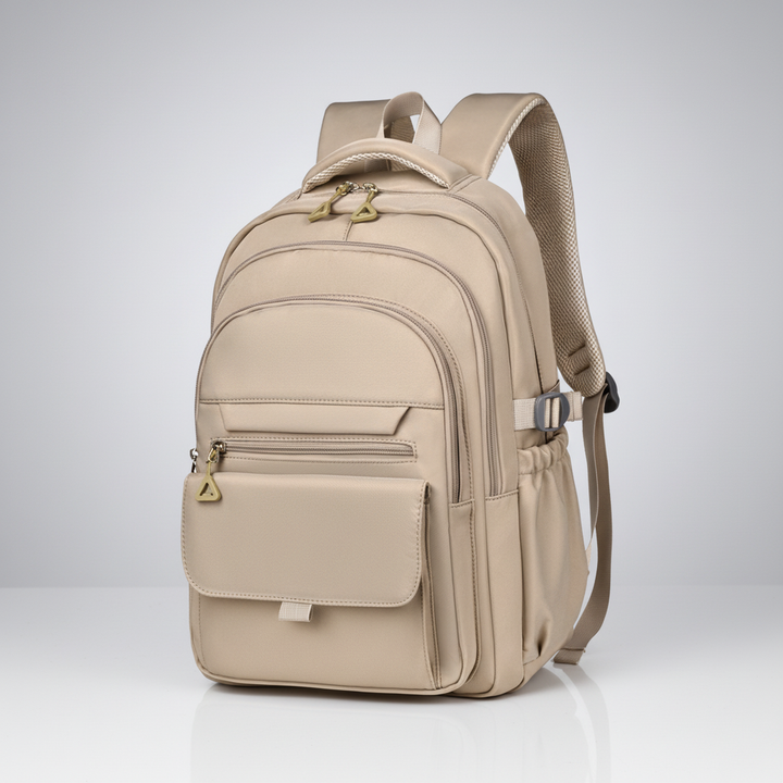 Organized multi-layer unisex backpack; water-resistant & durable. Perfect school bag, work bag, or daily commuter daypack.