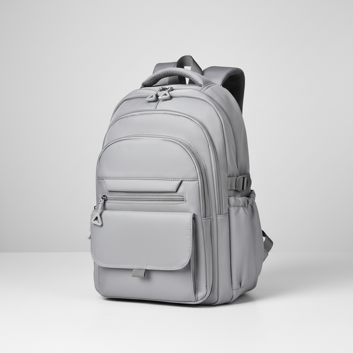 Water-resistant everyday backpack, unisex multi-layer design. Great for travel, school, work, or daily commuter use.