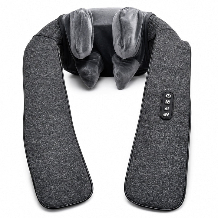 Targeted heated neck & shoulder massager for effective pain relief, muscle relaxation & stress reduction.