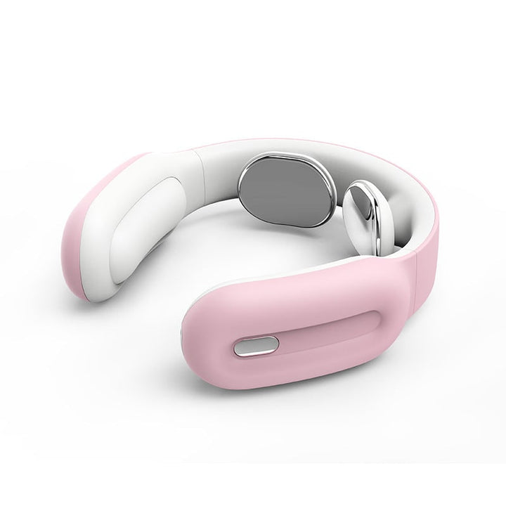 Unisex neck massager for shoulder & neck muscle relief. Wireless, rechargeable, with heat.