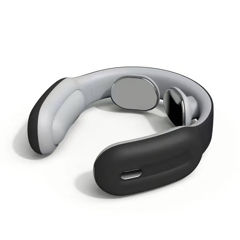 Ergonomic unisex wireless neck massager with heat therapy for ultimate comfort and muscle relief.