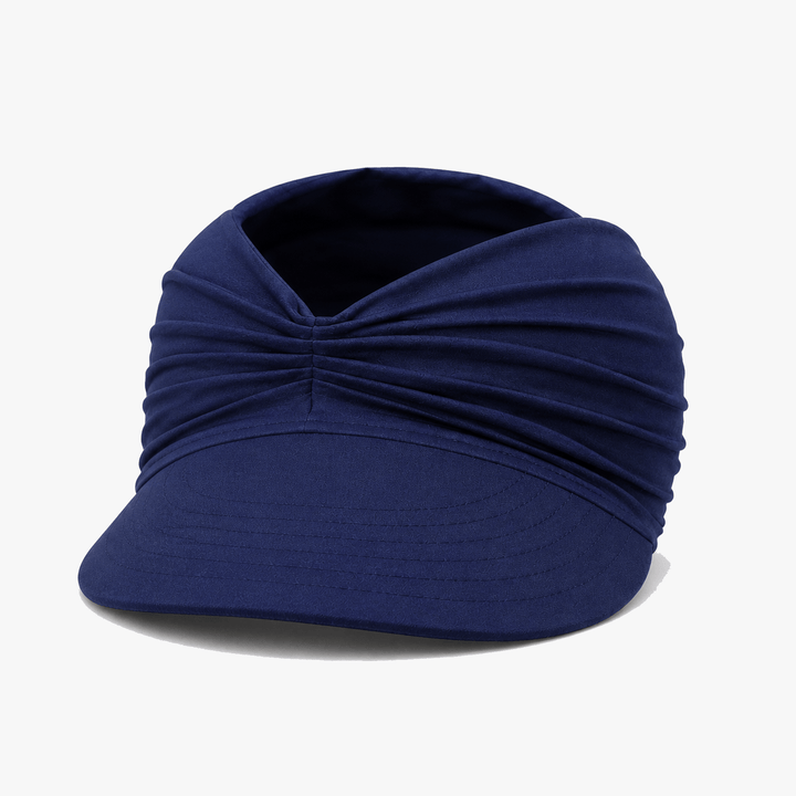 Essential women's UPF 50+ sun visor hat, wide brim for effective sun protection, travel ready.