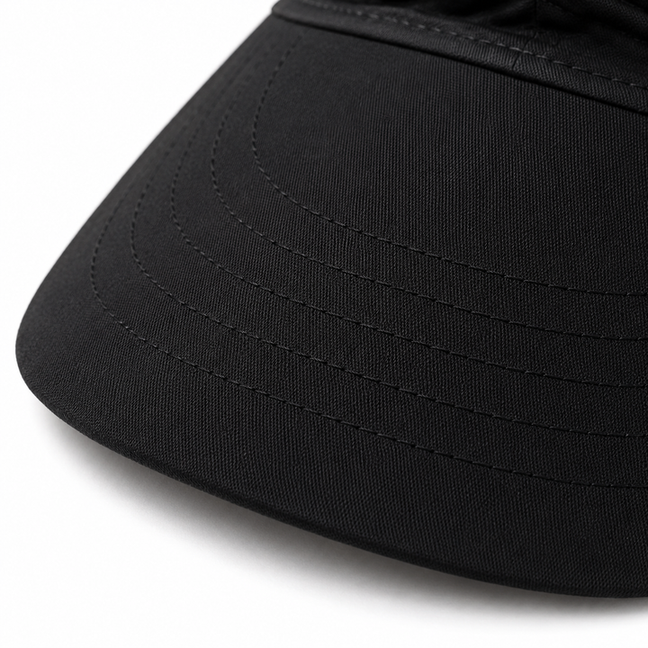 Elegant women's UPF 50+ wide brim sun visor hat, offering maximum sun & UV protection.
