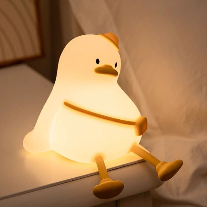 Cute animal decor night light. Dimmable, rechargeable, a soothing nursery lamp for peaceful sleep.