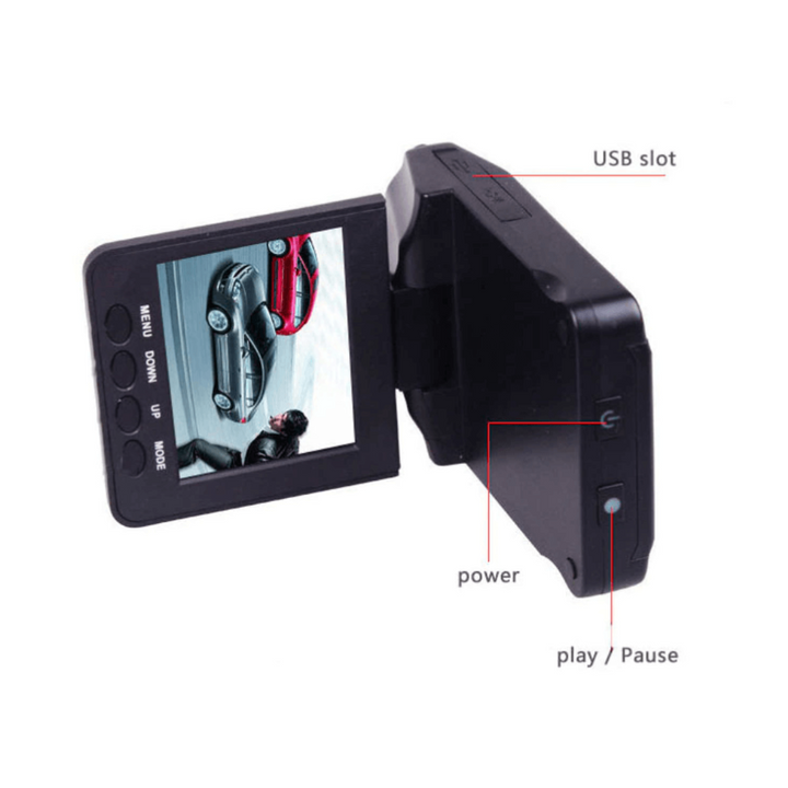 Advanced 4K dashcam with Full HD night vision, a compact lens, and G-sensor for reliable auto recording.