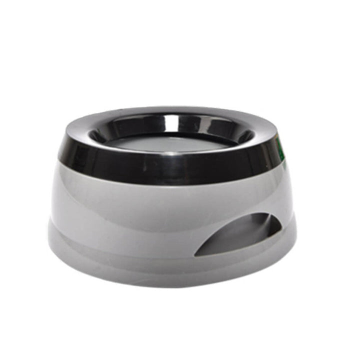 No spill floating dog water bowl for car travel, keeping pets hydrated & interiors dry. Portable & durable pet accessory.