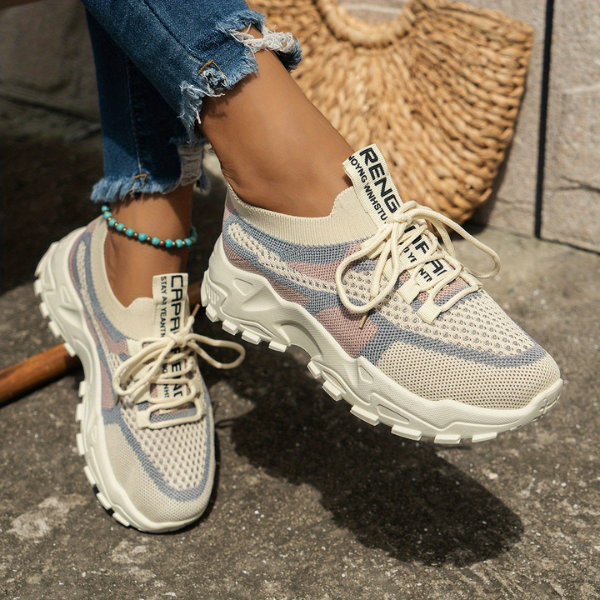 Women's breathable walking sneakers for comfortable everyday wear. Lightweight & supportive athletic footwear.