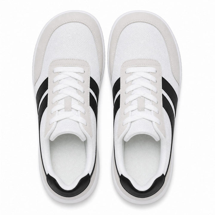 Supportive women's walking shoes featuring a spacious toe box for comfortable daily activities.