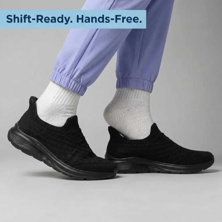 Unisex Ortho Glide supportive work shoes for all-day comfort & anti-fatigue on long shifts.