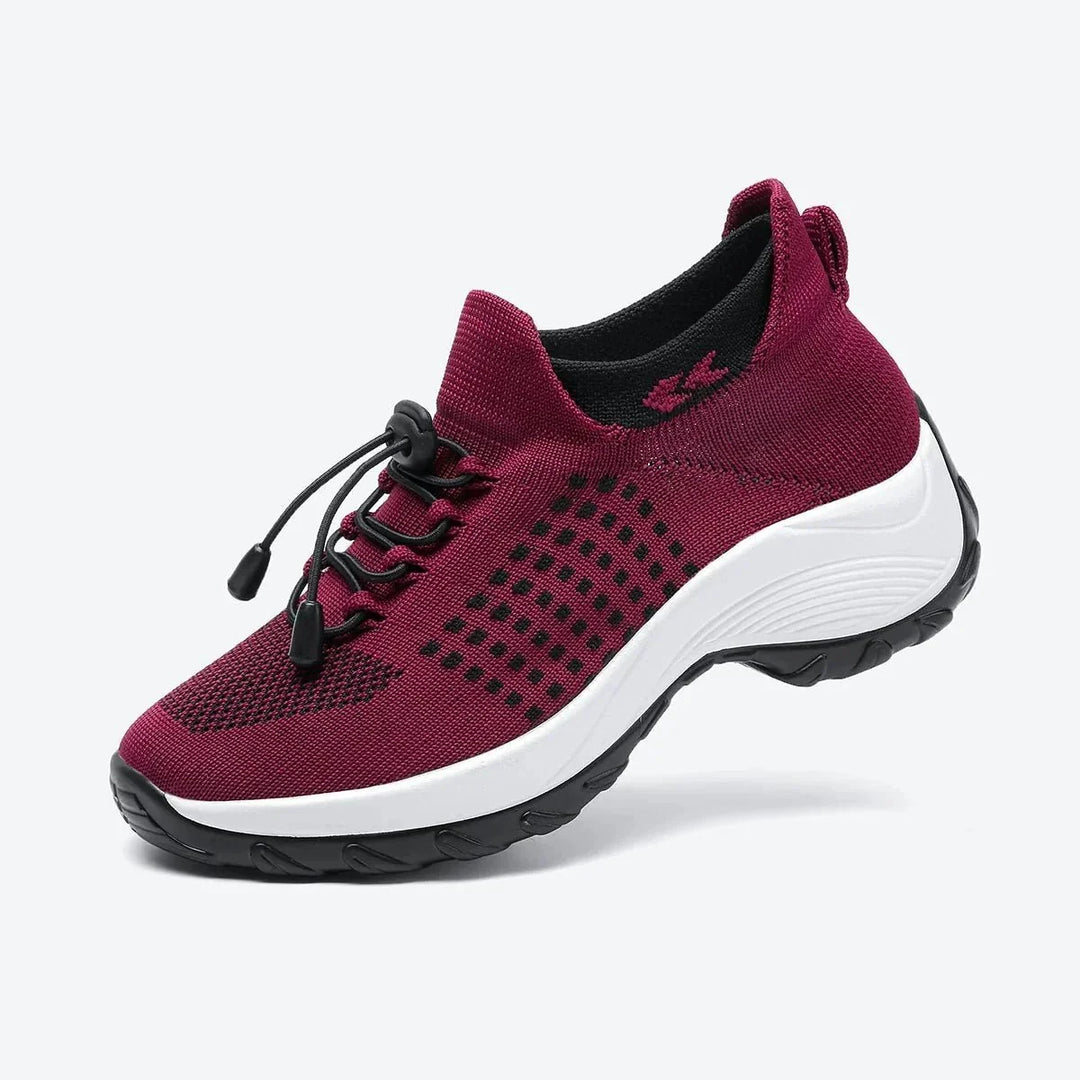 Active women's footwear: comfortable orthopedic sneakers with excellent arch support.