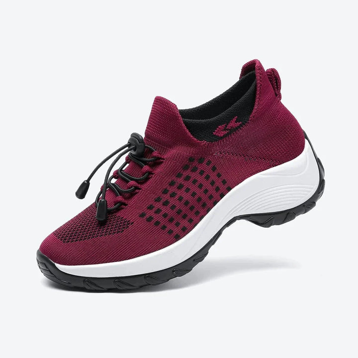 Active women's footwear: comfortable orthopedic sneakers with excellent arch support.