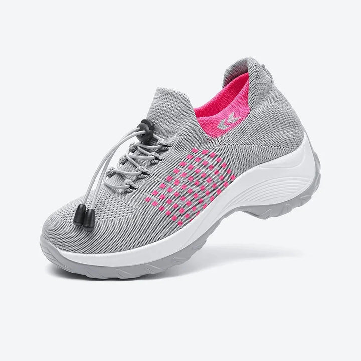 Women's everyday comfort sneakers, featuring supportive arch design and non-slip sole.