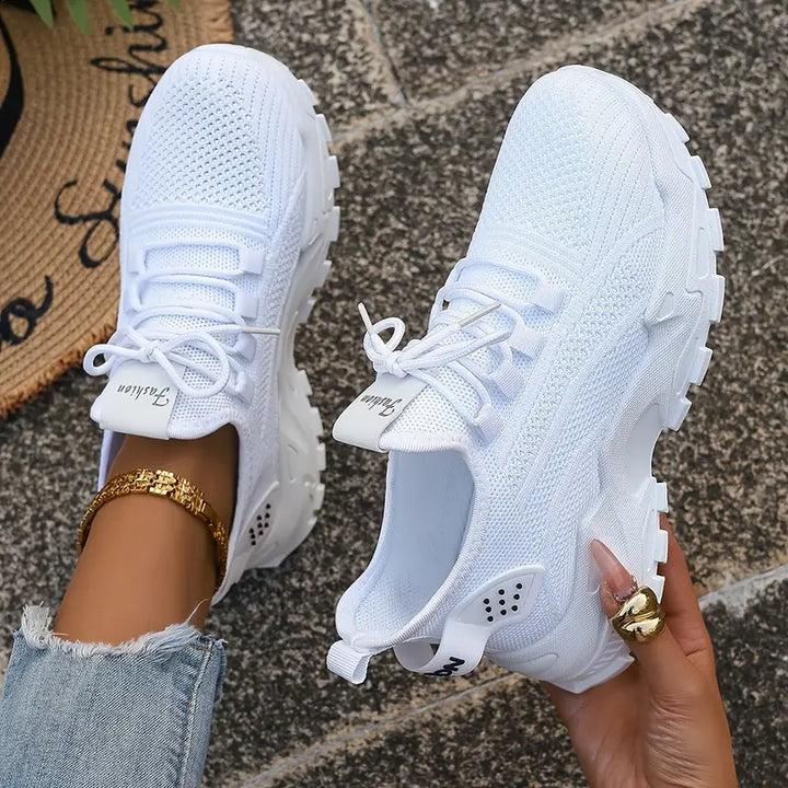 Women's comfort shoes: orthopedic walking sneakers with excellent foot support.