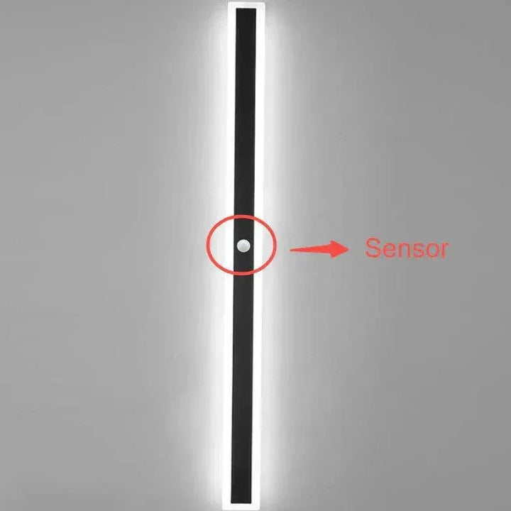 Stylish modern outdoor LED wall lamp enhances ambiance and visibility in gardens, decks, and outdoor areas.