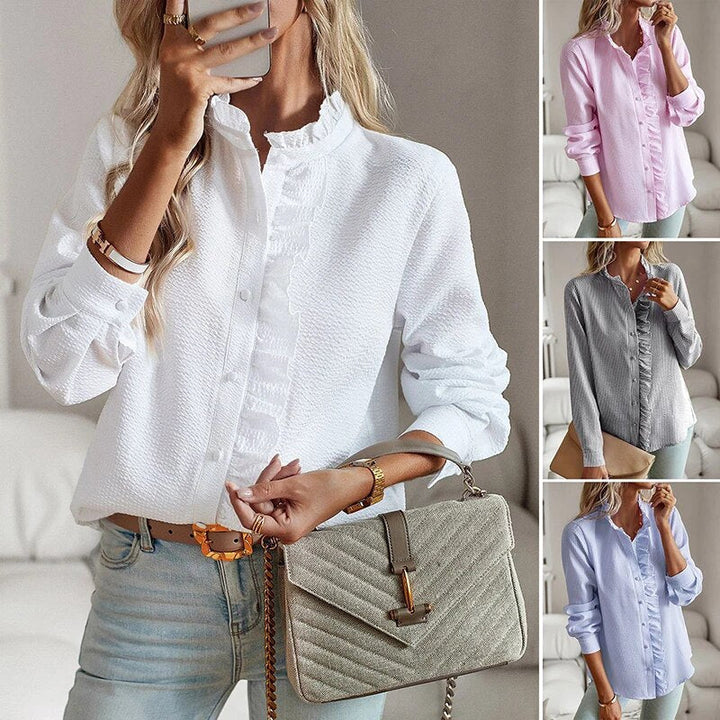 Fashionable women's elegant blouse, designed for stylish comfort and everyday versatility. Womens apparel.