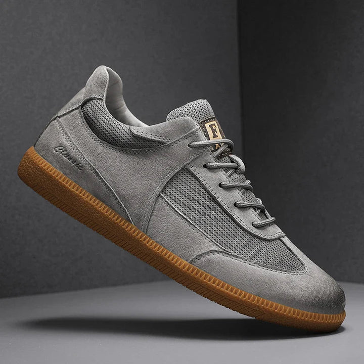 Men's Graceful orthopedic lace-up sneakers. Stylish casual footwear with comfort support for everyday walking.