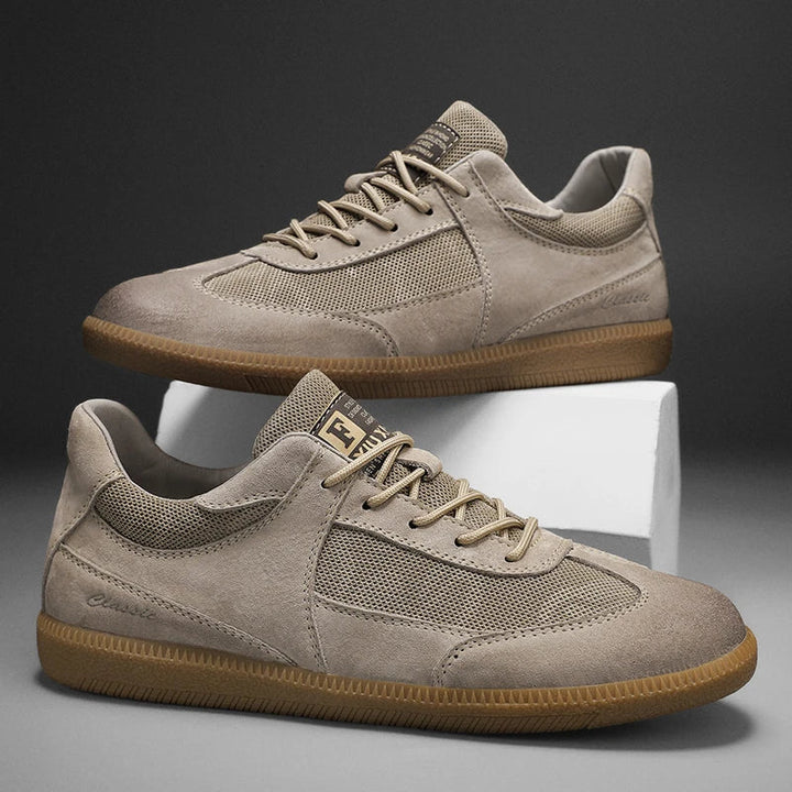 Men's Graceful orthopedic casual sneakers. Lace-up design ensures comfort & foot support, perfect for walking.