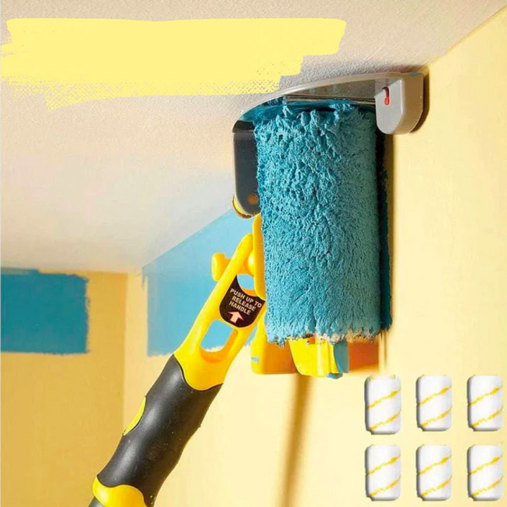 Precision Edge Painting Tool Set for clean lines. DIY home improvement paint roller for effortless, accurate edge painting.