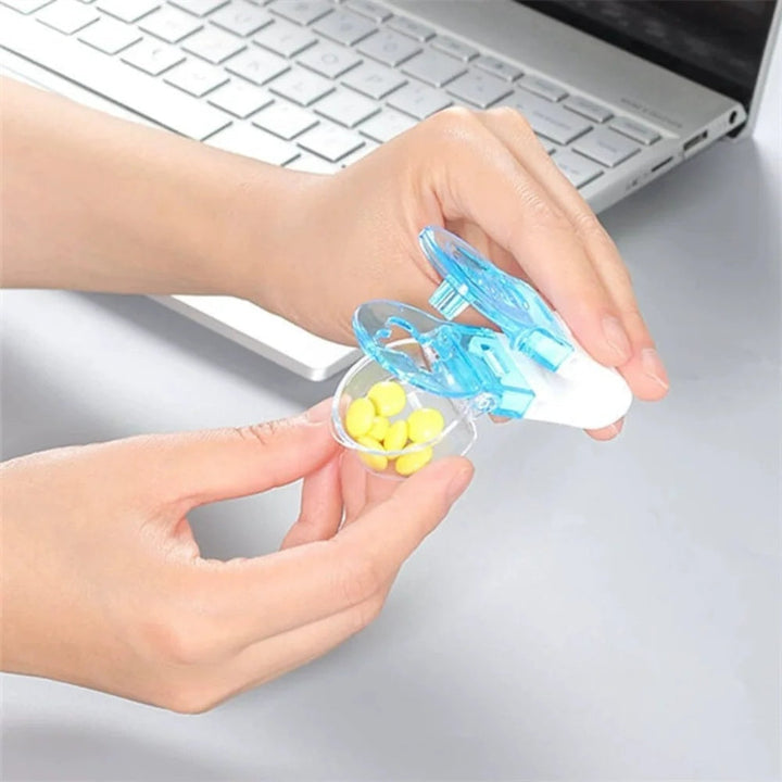 Easy one-touch pill dispenser 3-pack for senior care, simplifying daily tablet organization.