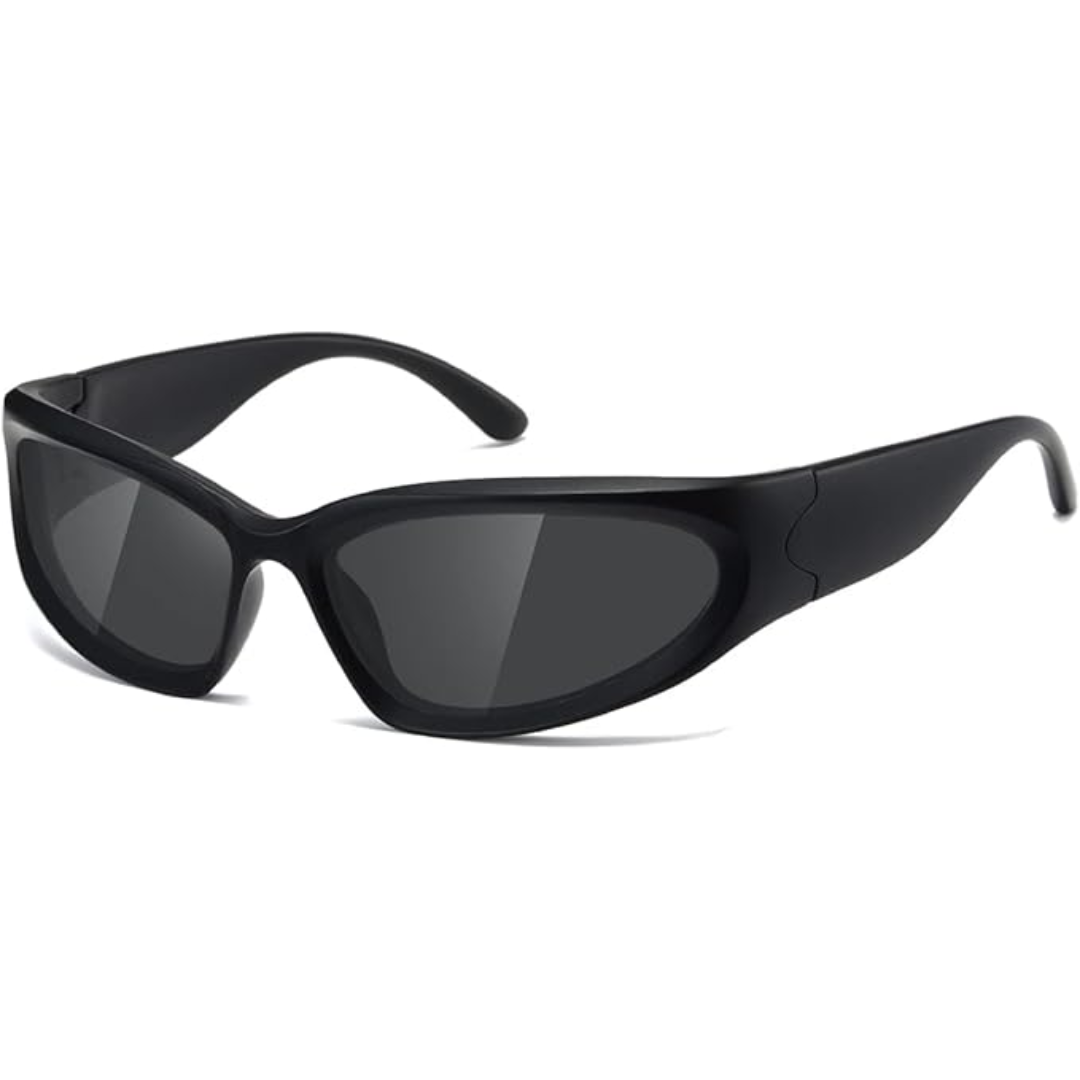 Unisex polarized SwiftWrap sports sunglasses for enhanced vision, UV protection & glare reduction in active lifestyles.