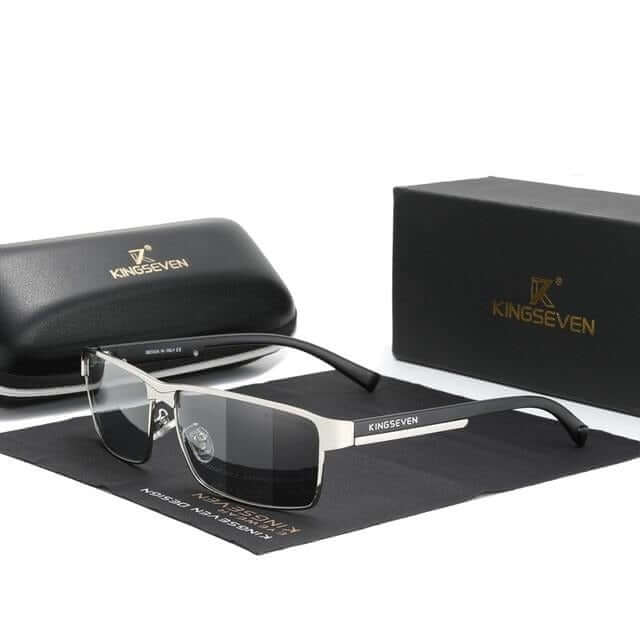 Unisex polarized sunglasses with UV400 protection, ideal for glare reduction & eye safety.