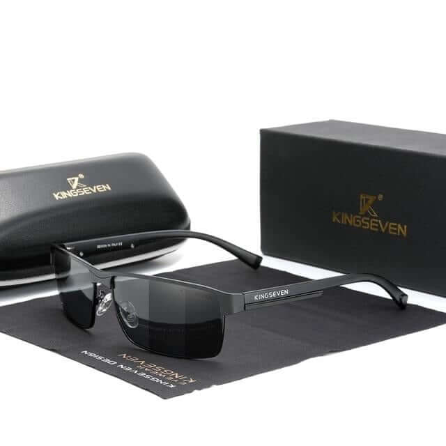 Men's & women's polarized driving sunglasses, UV400 eye protection for clear vision & glare reduction.
