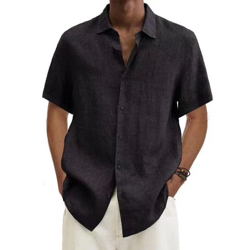 Comfortable men's classic button down shirt, perfect for versatile fashion and everyday wear.