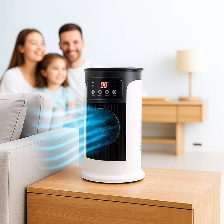 Portable windowless air conditioner for home & office. Compact, energy-efficient room cooler with quiet operation.